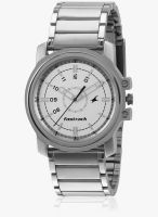 Fastrack Ne3039Sm01-D516 Silver Analog Watch
