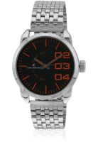 Giani Bernard Speedometer Ii Gb-1112C Silver/Red Analog Watch