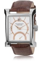 Giordano P129-03 Brown/Silver Analog Watch