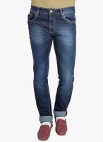 High Star Washed Blue Slim Fit Jeans