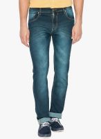 High Star Washed Blue Slim Fit Jeans