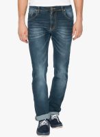 High Star Washed Blue Slim Fit Jeans