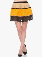 ITI Beige Solid Skirt