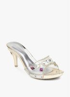 J Collection Silver Embellished Stilettos