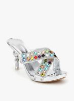 J Collection Silver Stilettos