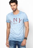 Jack & Jones Blue Crew Neck T Shirt