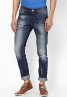 Jack & Jones Blue Low Rise Skinny Fit Jeans