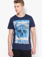 Jack & Jones Navy Blue Crew Neck T Shirt