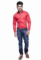 Jads Men's Printed Casual Red, Multicolor Shirt