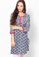 Jaipur Kurti Blue Printed Kurtis