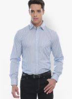 Jogur Striped Light Blue Formal Shirt