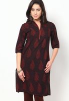 Kurti'S Black Printed Kurtas