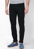 Lawman Pg3 Black Solid Slim Fit Jeans