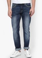 Lee Navy Blue Skinny Fit Jeans (Bruce)