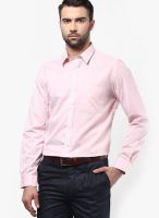 London Bridge Pink Slim Fit Formal Shirt