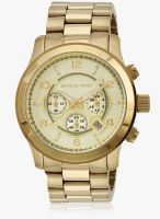 Michael Kors Mk8077 Golden/Golden Analog Watch