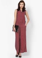 Mineral Red Printed Jumpsuit