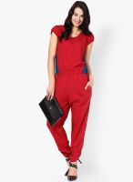 Mineral Red Solid Jumpsuit