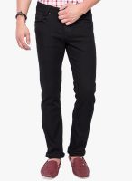 Mufti Solid Blue Skinny Fit Jeans