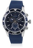 Nautica Nta15103G Navy Blue/Navy Blue Chronograph Watch