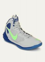 Nike Prime Hype Df Silver Basketball Shoes