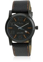 Olvin 1542 Bl07-Black Analog Watch