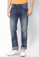 Pepe Jeans Blue Low Rise Regular Fit Jeans