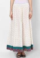 Peppertree White Flared Skirt