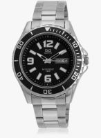 Q&Q A172-205Y-M Silver/Black Analog Watch