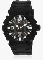 Q&Q M125j003y-Sor Black Digital Watch