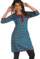Salwar Studio Blue Printed Kurtis