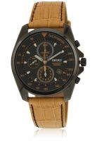 Seiko Sndd69P1 Beige/Black Chronograph Watch