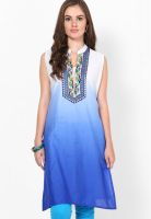 Shree Blue Solid Kurtis