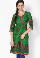 Shree Green Embroidered Kurta