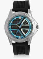 Sonata 77001Sp01 Black/Grey Analog Watch