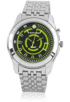 Sonata Tech 1 Nb7067Sm06 Silver /Black Analog Watch