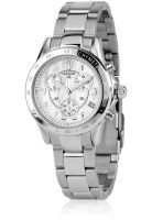 Swiss Eagle Swiss Made Field Se-6026-22 Silver/White Chronograph Watch