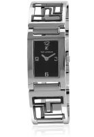 Ted Lapidus D0461Rnpw Silver/Black Analog Watch