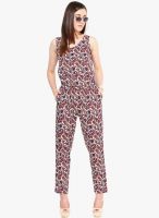 The gud look Cream Printed Jumpsuit