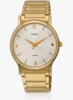 Timex Ti000r40600-Sor Golden/Silver Analog Watch