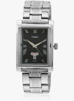 Timex Timex Empera Analog Black Silver Watch