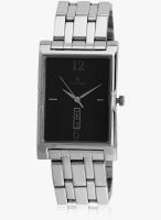 Titan 1641Sm02 Silver/Black Analog Watch