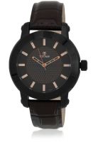 Titan 2526Nl01 Brown/Black Analog Watch