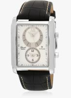 Titan 9309SL01 Black/White Analog Watch