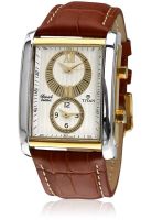 Titan Classique Nd9309Bl01J Brown/Two Tone Analog Watch