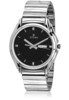 Titan Karishma ND1578SM04-DB762A Silver/Black Analog Watch