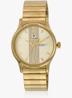 Titan Karishma Nd1580Ym05 Gold/Champagne Analog Watch