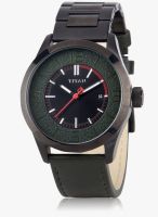 Titan Purple NB9412NH02 Black/Black Analog Watch