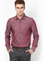 Turtle Solid Red Formal Shirt