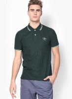 Umbro Green Solid Polo T-Shirts